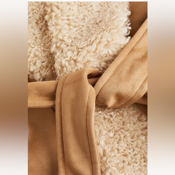 H&M sherpa tie coat NWT - Picture 13 of 13